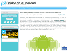 Tablet Screenshot of caidosdelarealidad.com